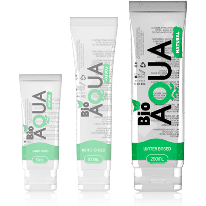 AQUA BIO - LUBRICANTE COM INGREDIENTES NATURAIS À BASE DE ÁGUA