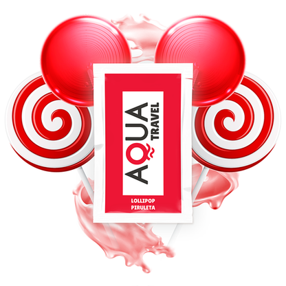 AQUA TRAVEL - WATER-BASED LUBRICANT FLAVORS - 6 ML