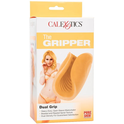 CALEXOTICS - MASTURBADOR BEADED GRIP LARANJA