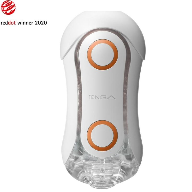 TENGA - FLIP ORB STRONG CRASH MASTURBATOR BRANCO E LARANJA