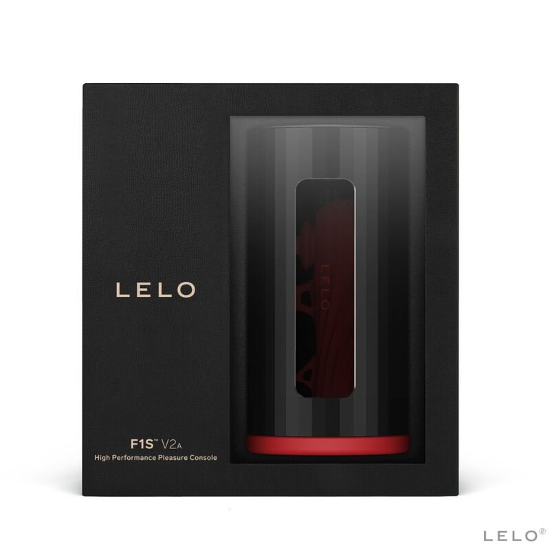 LELO - MASTURBADOR F1S V2 COM TECNOLOGIA SDK VERMELHO - PRETO