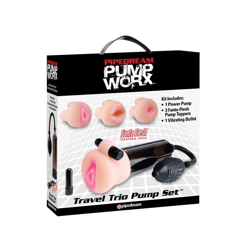 PUMP WORX - TRAVEL TRIO CONJUNTO DE BOMBA