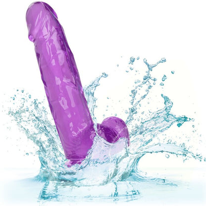 CALEXOTICS - DILDO QUEEN TAMANHO ROXO 15.3 CM