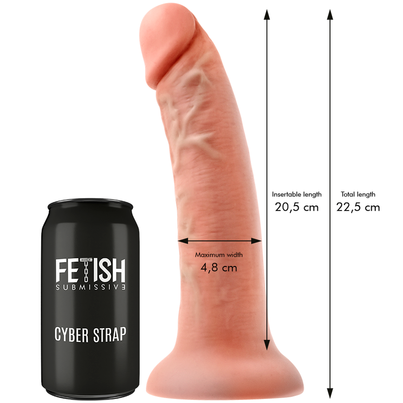 FETISH SUBMISSIVE CYBER STRAP - ARNÊS COM TECNOLOGIA DILDO WATCHME L DE CONTROLE REMOTO