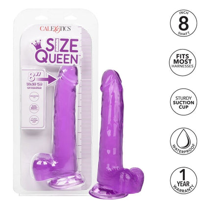 CALEXOTICS - DILDO QUEEN TAMANHO ROXO 20.3 CM