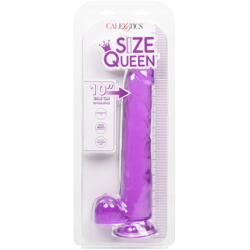 CALEXOTICS - DILDO QUEEN TAMANHO ROXO 25.5 CM