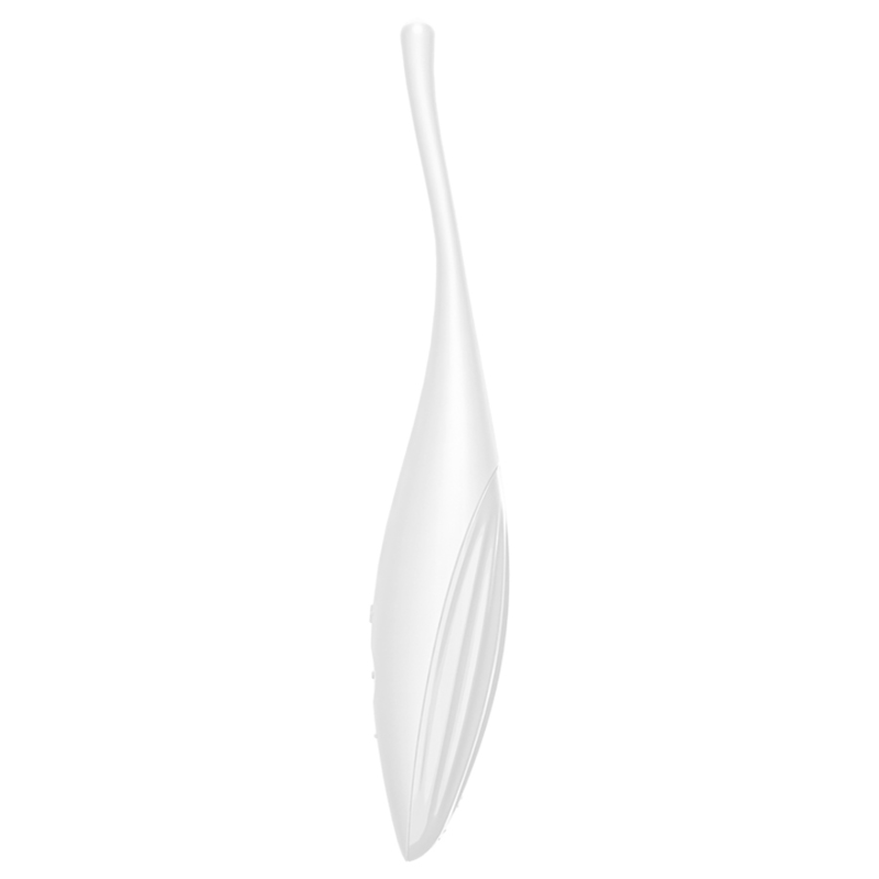 SATISFYER - VIBRADOR TWIRLING JOY CLIT TIP BRANCO