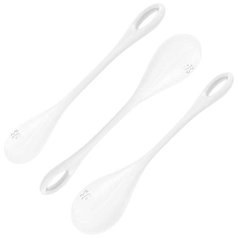 SATISFYER - CONJUNTO DE TREINO YONI POWER 1 BRANCO