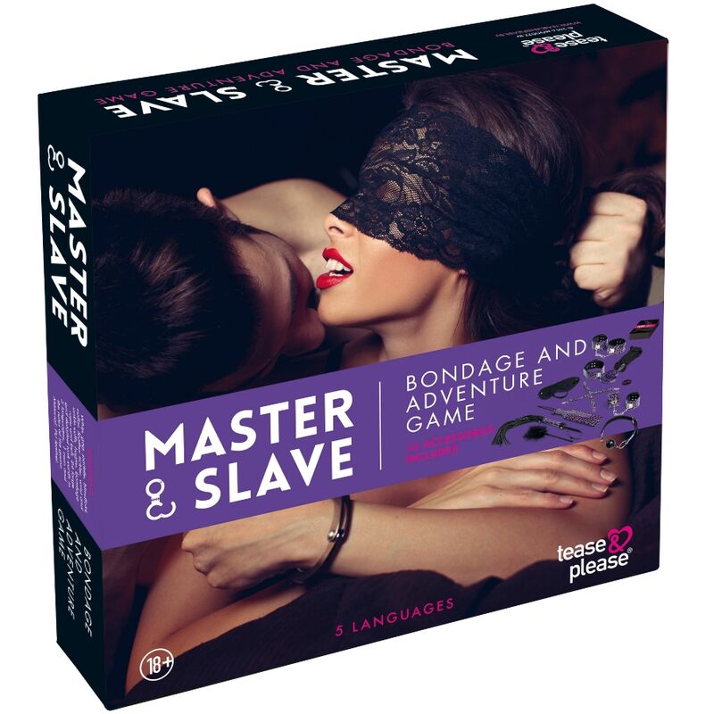 TEASE & PLEASE - JOGO MASTER & SLAVE LILAC