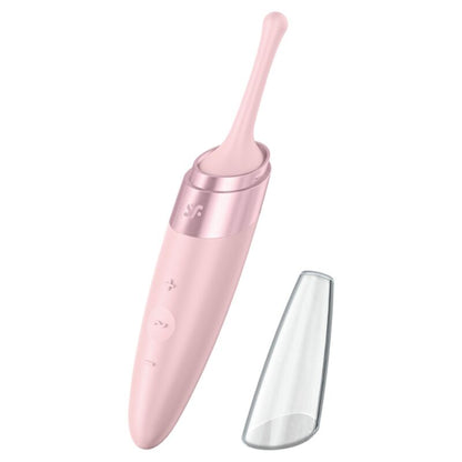 SATISFYER - ESTIMULADOR DE CLITÓRIS TWIRLING DELIGHT ROSA