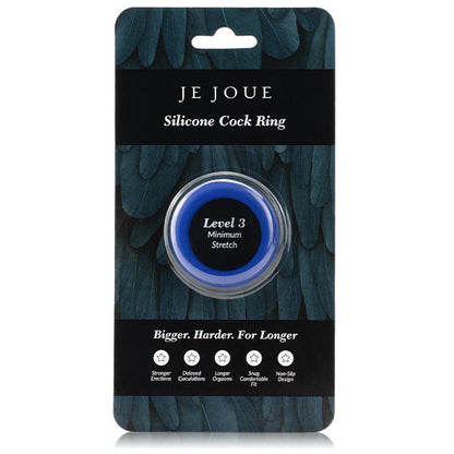 JE JOUE - ANEL DE SILICONE AZUL ESTRANGULAMENTO MÍNIMO