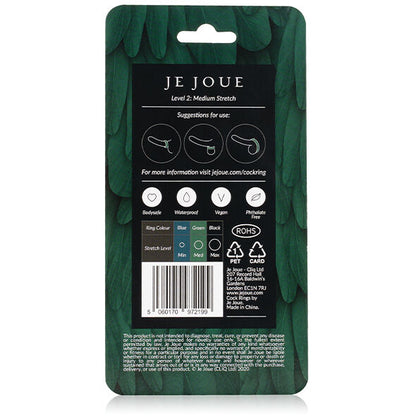 JE JOUE - ANEL DE SILICONE VERDE CHOKE MÉDIO