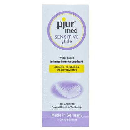 PJUR - MED SENSITIVE GLIDE LUBRIFICANTE  BASE DE GUA 2 ML