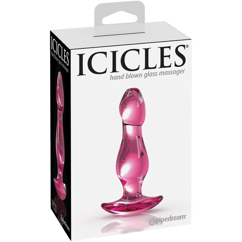 ICICLES - PLUGUE ANAL DE VIDRO N. 73