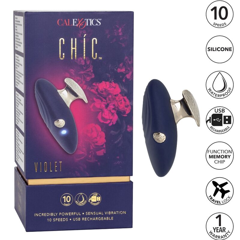 CALEXOTICS - ESTIMULADOR CHIC VIOLET 10 VELOCIDADES