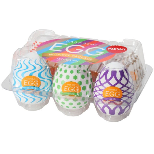 TENGA - WONDER EGG MASTURBADORE PACK 6 UNIDADES