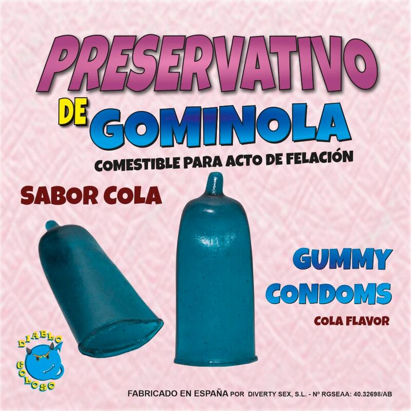 DIABLO PICANTE - PERSERVATIVOS DE GOMA DE COLA