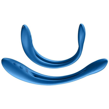 SATISFYER - MULTI VIBRADOR ELASTIC GAME AZUL