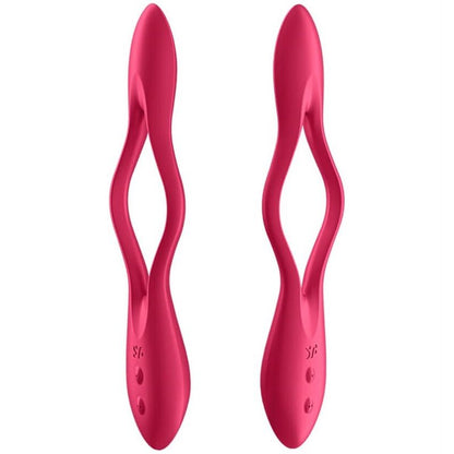 SATISFYER - MULTI VIBRADOR ELASTIC JOY VERMELHO