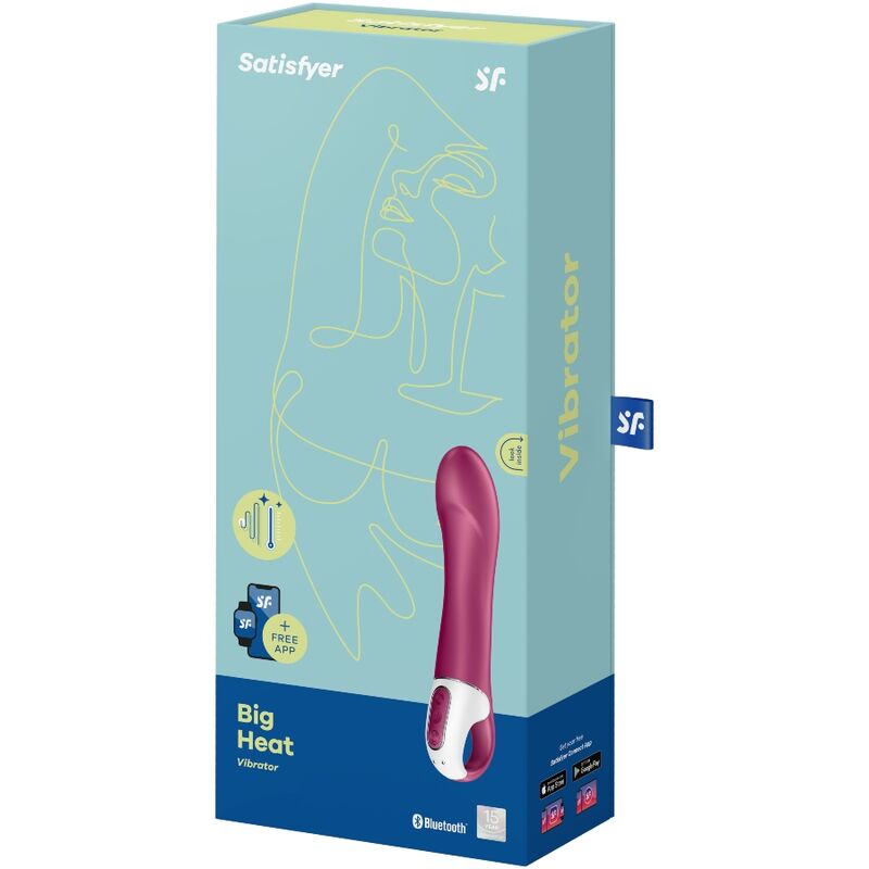 SATISFYER - VIBRADOR GRANDE CALOR GSPOT