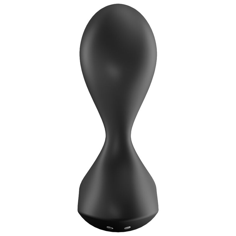 SATISFYER - APLICATIVO DE PLUGUE VIBRATÓRIO SWEET SEAL PRETO