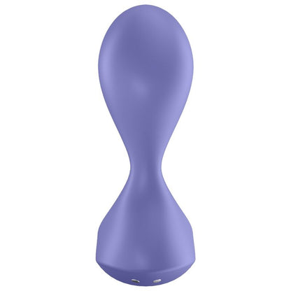 SATISFYER - PLUGUE VIBRATÓRIO SWEET SEAL APP VIOLETA