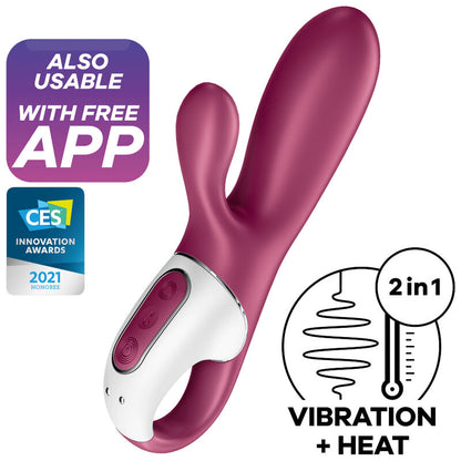 SATISFYER - VIBRADOR HOT BUNNY GSPOT