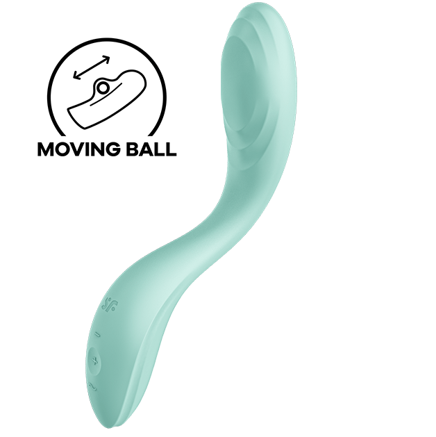 SATISFYER - VIBRADOR RRROLLING PLEASURE GSPOT VERDE