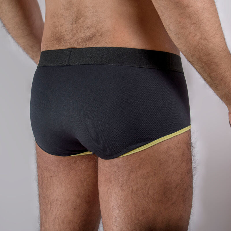 MACHO - MS24A CUECA BRIEF AMARELO ESCURO S