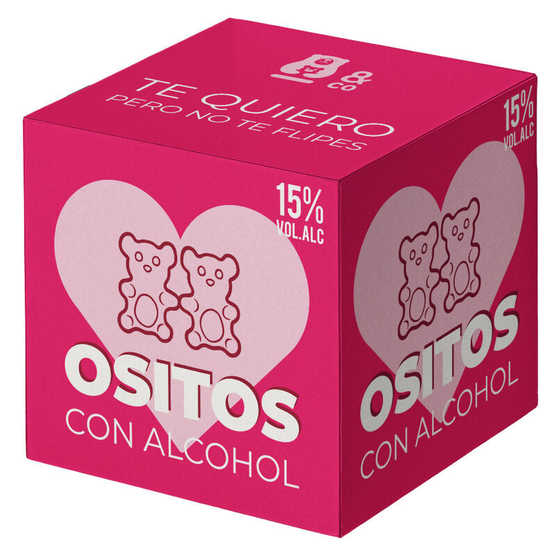 OSITO & CO - GOMAS COM ÁLCOOL GIM E MORANGO