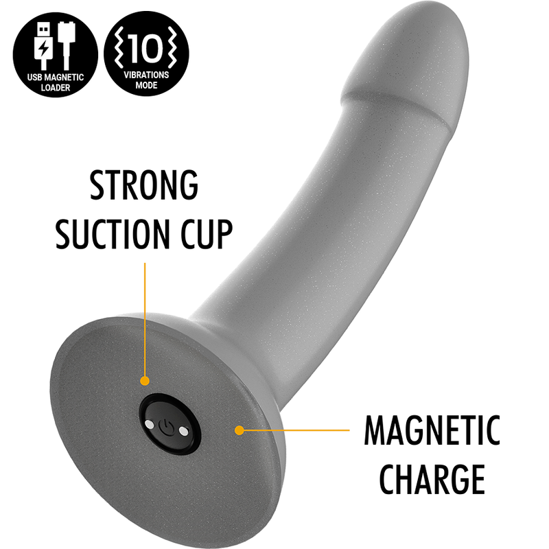 MYTHOLOGY - RUNE MAJESTIC DILDO S - VIBRADOR WATCHME TECNOLOGIA SEM FIO COMPATÍVEL