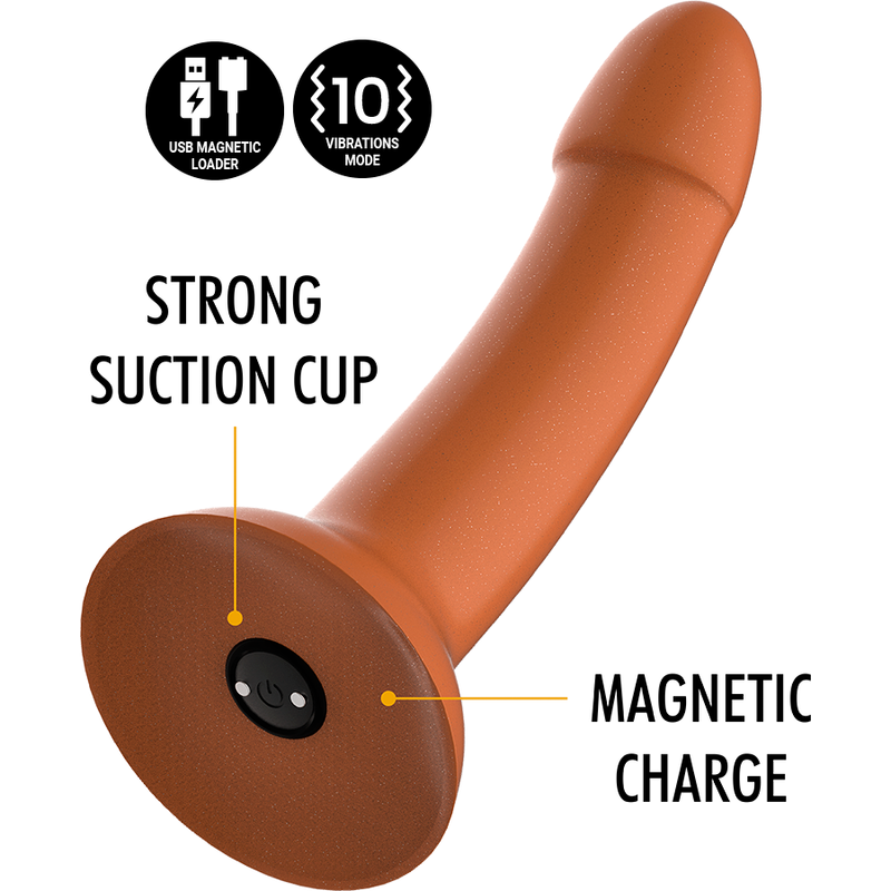 MYTHOLOGY - RUNE ROYAL DILDO M - VIBRADOR WATCHME TECNOLOGIA SEM FIO COMPATÍVEL