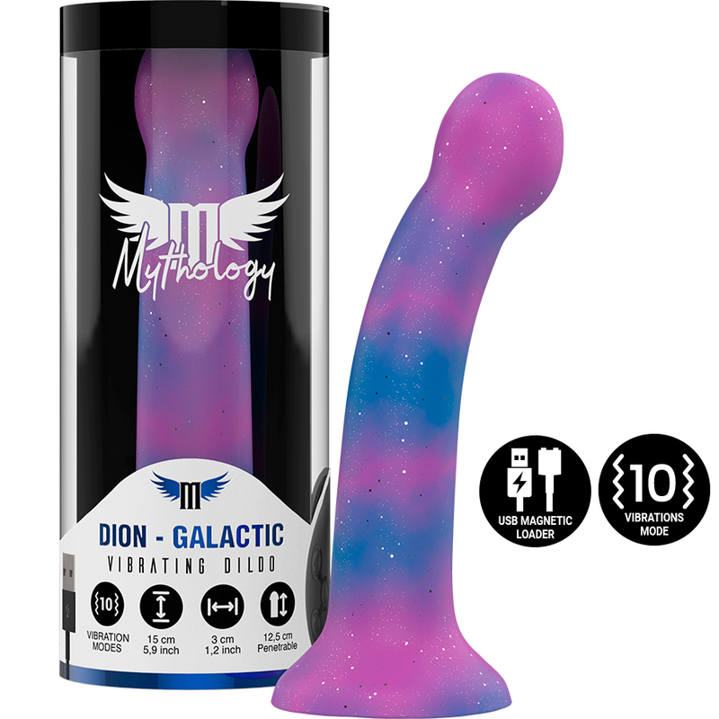 MYTHOLOGY - DION GALACTIC DILDO S - VIBRADOR WATCHME TECNOLOGIA SEM FIO COMPATÍVEL