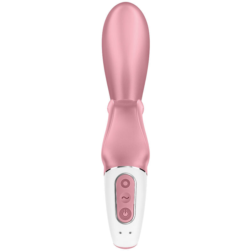 SATISFYER - APLICATIVO VIBRADOR DE COELHO HUG ME ROSA