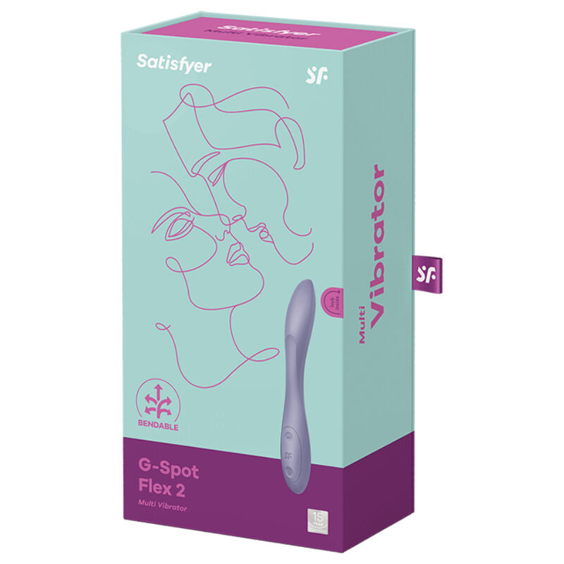 SATISFYER - MULTI VIBRADOR G-SPOT FLEX 2 ROXO