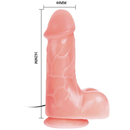 BAILE - DILDO VIBRADOR REALÍSTICO INTREPID IMPEROR SUPER DONG