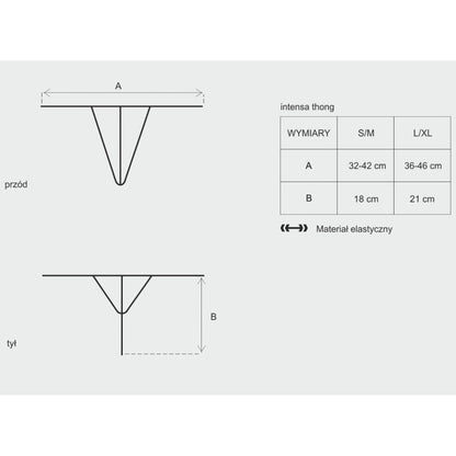 OBSESSIVE - TANGA INTENSA L/XL