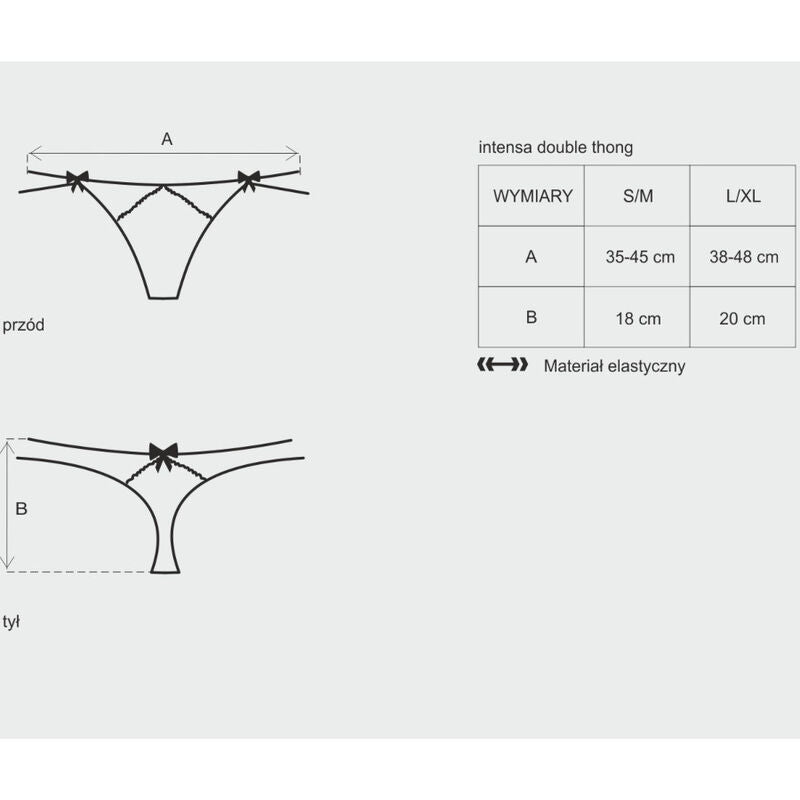 OBSESSIVE - TANGA DUPLA INTENSA S/M