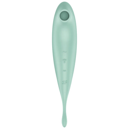 SATISFYER - TWIRLING PRO+ ESTIMULADOR DE PULSO DE AR E APLICATIVO VIBRADOR VERMELHO