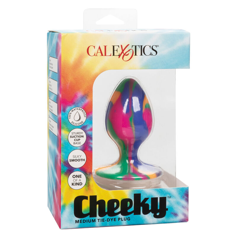 CALEXOTICS - CHEEKY MÉDIO TIE-DYE PLUG ANAL