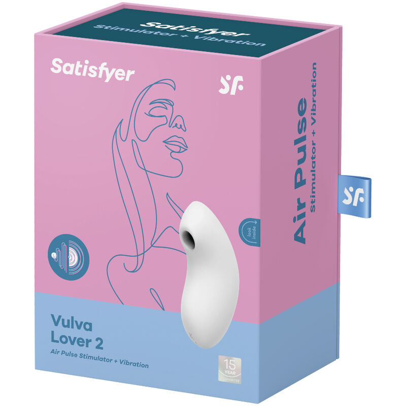 SATISFYER - ESTIMULADOR E VIBRADOR DE PULSO DE AR VULVA LOVER 2