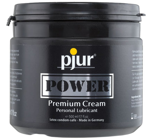 PJUR - POWER PREMIUM CREME LUBRIFICANTE PESSOAL 500 ML