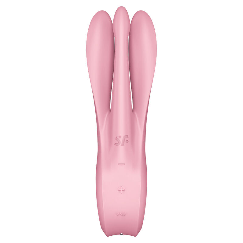 SATISFYER - VIBRADOR THREESOME 1 AZUL