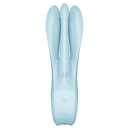 SATISFYER - VIBRADOR THREESOME 1 AZUL