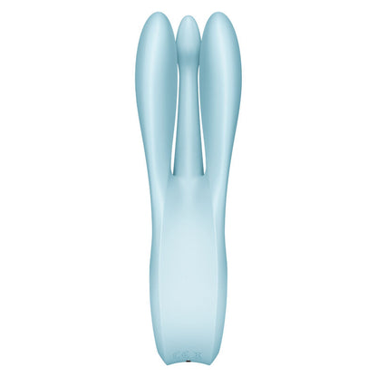 SATISFYER - VIBRADOR THREESOME 1 AZUL