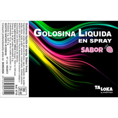 TALOKA - SPRAY LÍQUIDO DE DOCES DE MORANGO