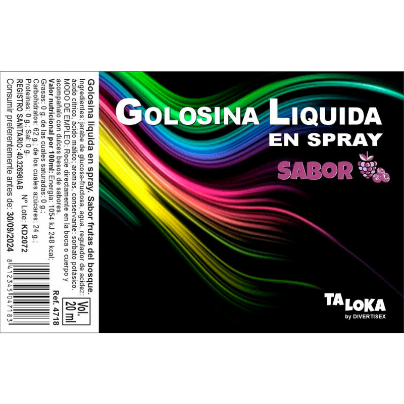 TALOKA - SPRAY DE DOCES DE BAGAS LÍQUIDAS