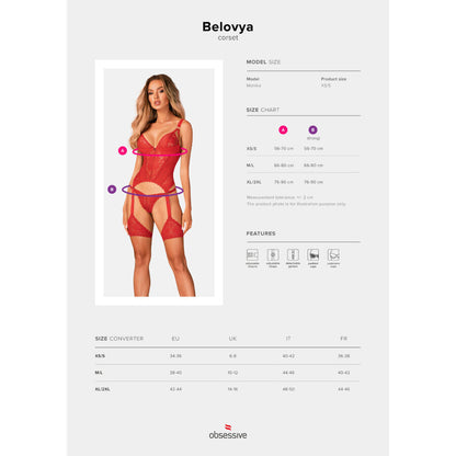 OBSESSIVE - BELOVYA CORSET XS/S