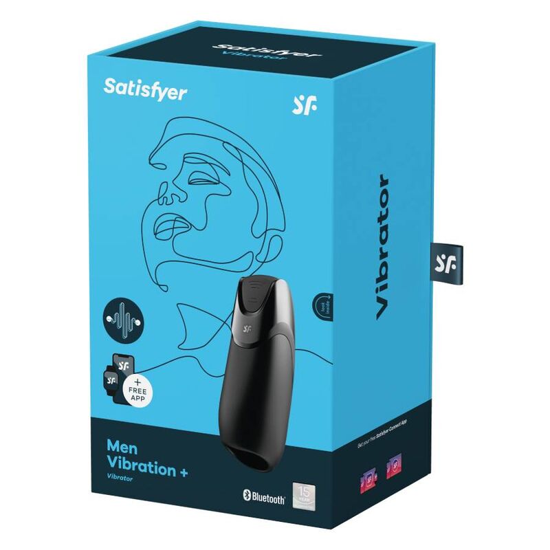 SATISFYER - MEN VIBRATION+ PRETO