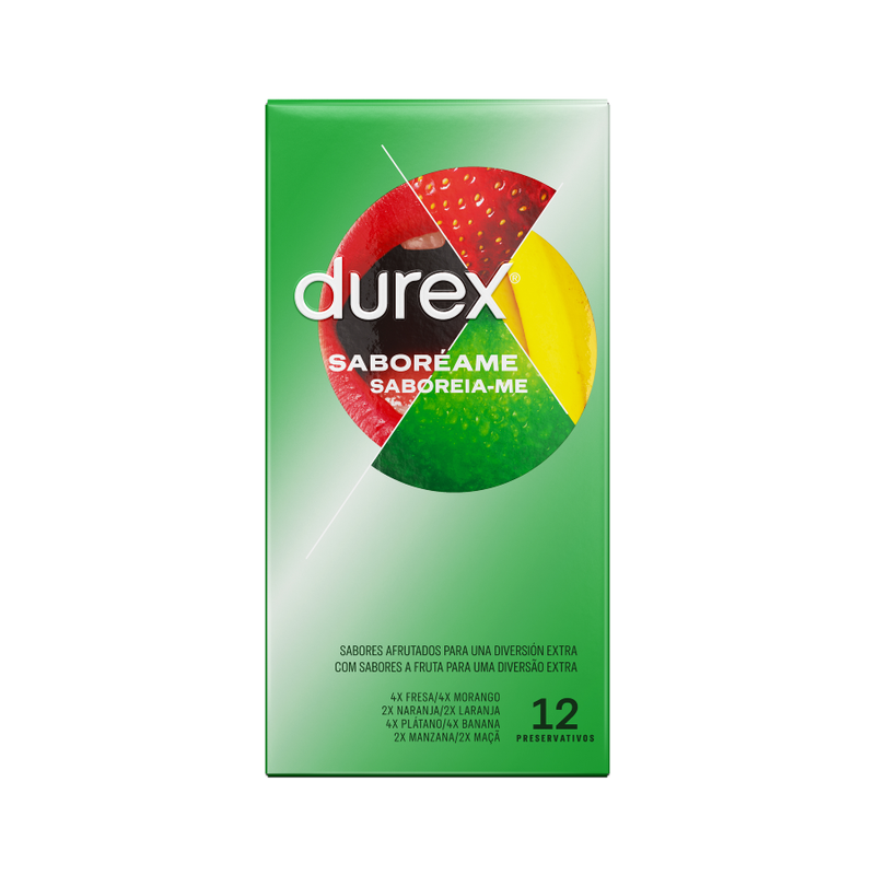 DUREX - SABOREIA-ME PRESERVATIVOS 12 UNIDADES